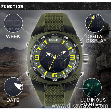 SMAEL Male Analog Quartz Digital Watch Automatic Date